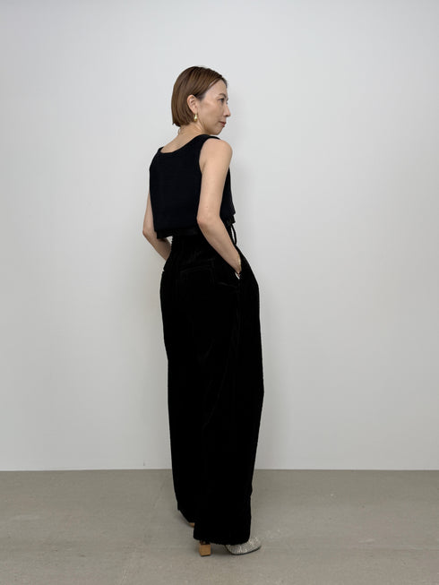 lamb wool bustier